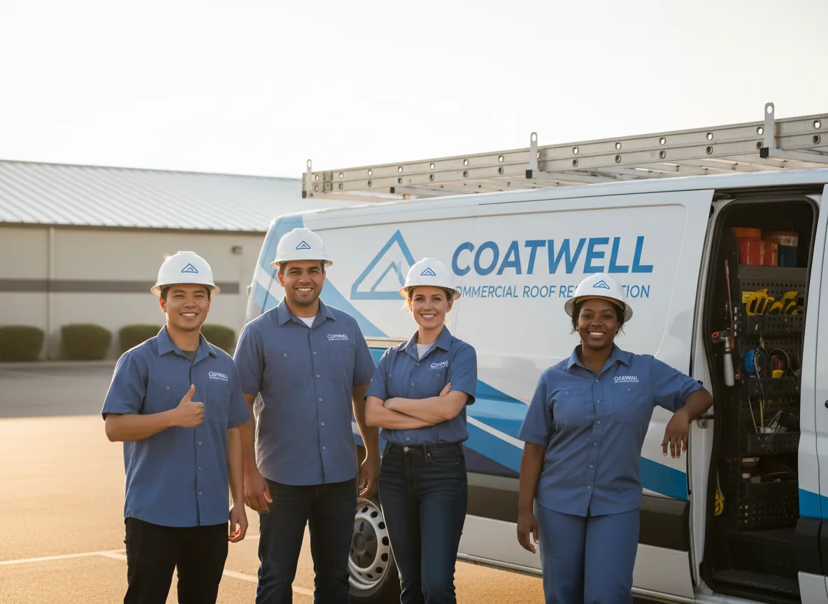 Commercial roof coating company in Mount Hope, AL
